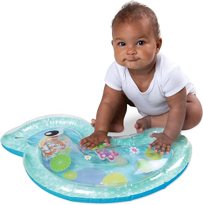 Playgro Sensory Pond Pat and Play Tummy Time Mat - Improve Baby's Sight & Touch Senses with Mess-Free Fun - Ideal Tummy Time Toy for 3+ Months - Engaging Infant Toy for Tummy Time & Floor Play