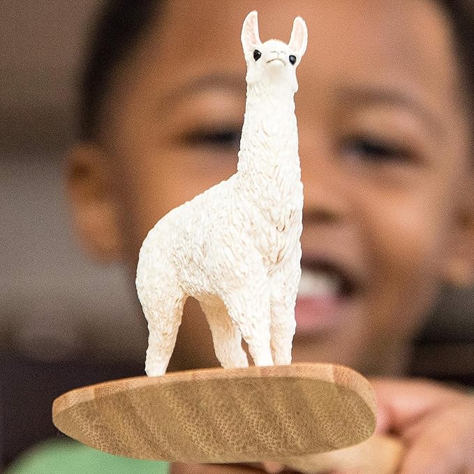 Schleich Farm World - 4" Llama Figurine - Realistic Farm Animal Toys for Boys and Girls - Screen Free Imaginative Play for Kids 3+