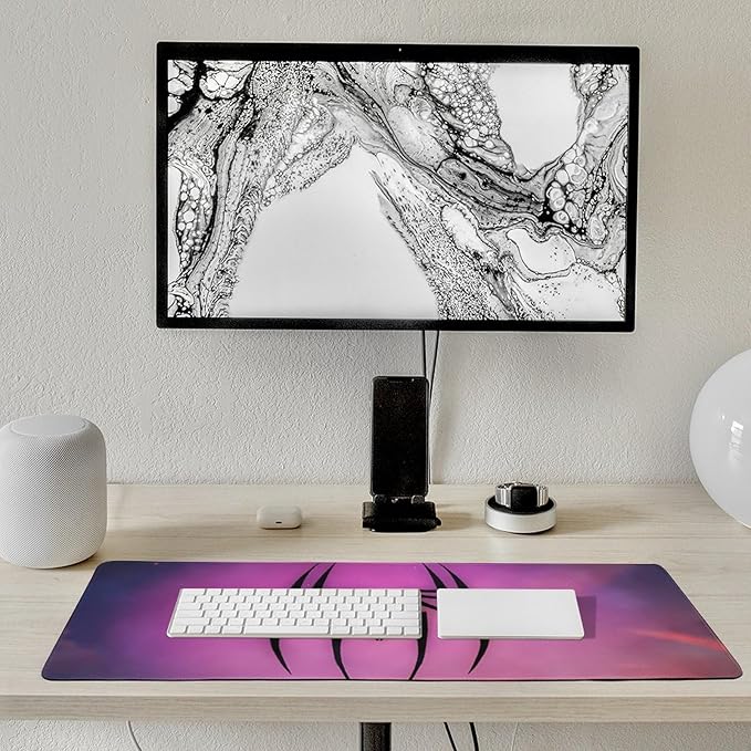 Spider Mouse Pad Large Extended Computer Full Desk Pad 31.5x11.8 inch Computer Mouse Mat Keyboard for Home Office Gaming