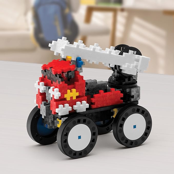 PLUS PLUS - GO! Learn to Build Vehicles Super Set, 800 Pieces - Construction Building Stem/Steam Toy, Interlocking Mini Puzzle Blocks for Kids