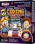 Playz My First Coding & Computer Science Kit - Learn About Binary Codes, Encryption, Algorithms & Pixelation Through Fun Puzzling Activities Without Using a Computer for Boys, Girls, Teenagers, Kids