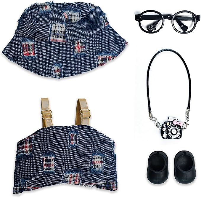 17cm Doll Clothes Set Fashion Doll Clohtes with Accessories of Doll Clothing Suitable for Various Outfits of Dolls (Style S)