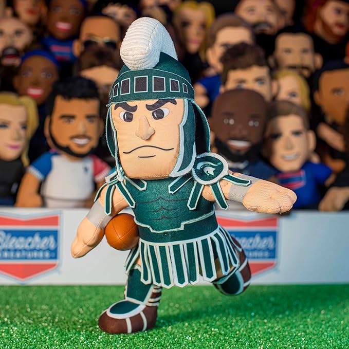 Bleacher Creatures Michigan State Spartans Sparty 10" Plush Figure- A Mascot For Play or Display