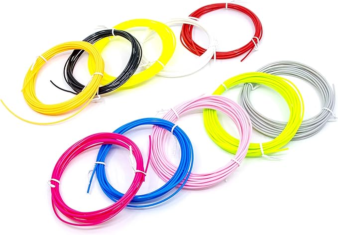 SCRIB3D Advanced 3D Printing Pen with 2 Starter Colors and PLA Refill Pack with 10 Assorted Colors