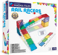 MAGNA-TILES Rail Racers 33-Piece Magnetic Construction Set, The Original Magnetic Building Brand