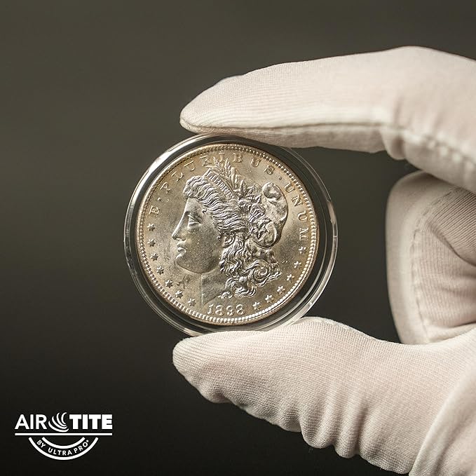 Air-Tite Holder H39 25ct Coin Holder/Coin Capsules - Protect & Display 39mm Collectible Coins, Direct Fit for 39mm Coins, Clear and Durable Protection for Collectible Coins Preserve Your Coins