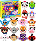 16 Pack Arts and Crafts for Kids, Toddler Crafts Animal Paper Plate Art Kit Gift for 3 4 5 6 Year Old Boys Girls DIY Kids for Birthday Party Favor Preschool Classroom Party Games