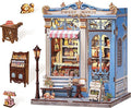 Book Nook Kit, DIY Miniature House Kits for Adult and Teens, Dollhouse Tiny Booknook Garden House Bookshelf, DIY Craft Gifts for Family and Friends (Sweet Marie)