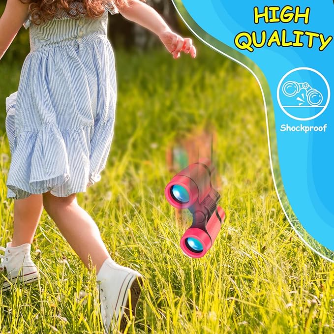 ESSENSON Binoculars for Kids Toys Gifts for Age 3-12 Years Old Boys Girls Kids Telescope Outdoor Toys for Sports and Outside Play, Bird Watching, Birthday Presents