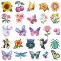 Glitter Temporary Tattoos for Girls 10 Sheets Glitter Flowers Bird Butterfly Heart Temporary Tattoos for Girls Kids Birthday Party Supplies Gifts Decoration