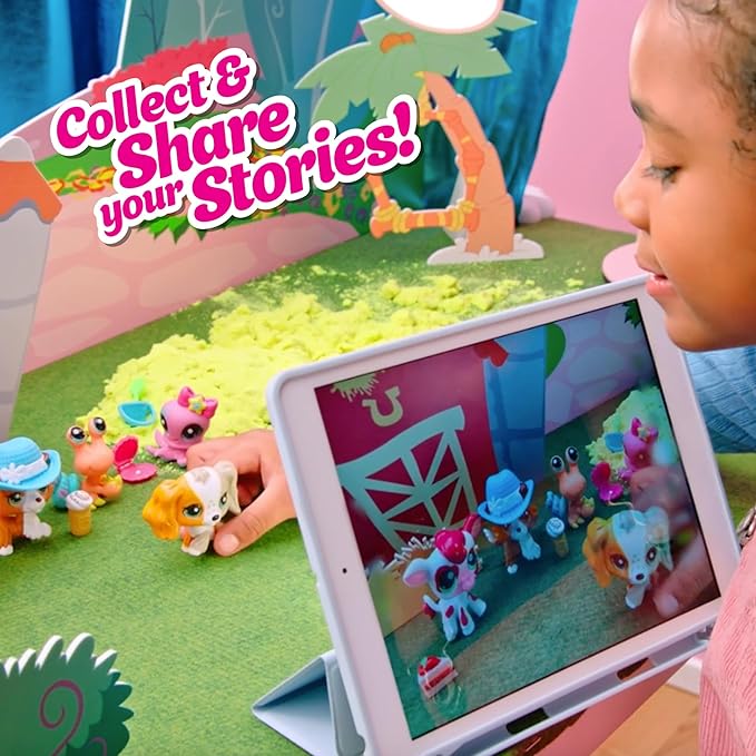 Littlest Pet Shop - Deluxe Holiday Calendar - Series 4 Advent Calendar -Gen 7 Authentic LPS Bobble Head Toy Figure, Collectible Toy Animal, Ages 4+