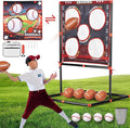 Football Toss Game for Kids Ages 3-8 - Outdoor Toy for Backyard, Beach & Camping for Toddlers & Family Party Fun
