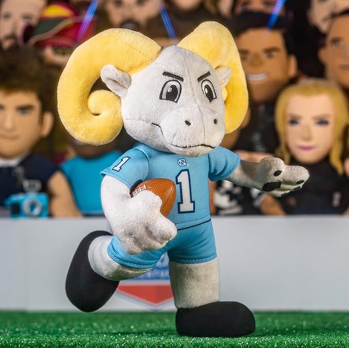 Bleacher Creatures North Carolina Tar Heels Rameses 10" Mascot Plush Figures - A Mascot for Play or Display