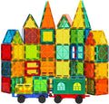 CuteTiger Mangetic Tiles, 100PCS Magnet Building Toys, Magnetic Building Set for Kids, Stacking Blocks, Perfect STEM Toys Gift for Boys and Girls