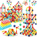 64PCS Magnetic Building Blocks, Montessori Magnet Toys for Kids Toddlers, STEM Learning Toys for Boys and Girls, Creativity Kids Game
