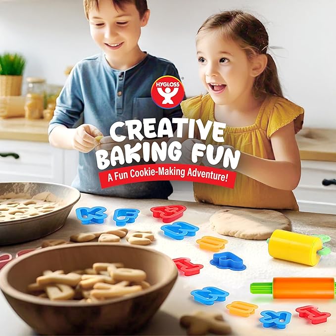 Dough Cutters - Set of 8 - Clay and Modeling Tools Set – Plastic Accessories for Kids' Crafting, Shaping, and Creative Play – Ideal for Clay, Dough, and Sand