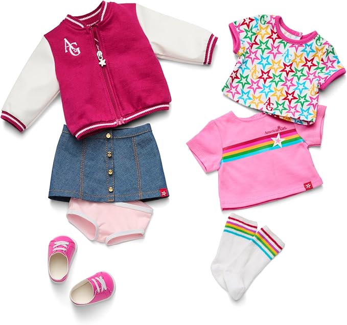 American Girl, Truly Me 18-inch Doll #112 with Brown Eyes, Natural Short Curly Dark-Brown Hair, Deep Skin, for Ages 6+