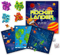 Griddly Kids RocketLander – Strategy Family Games for Critical Thinking & Problem-Solving Skills, Board Game for Adults, Family Card Game, STEM Toys, Fun & Engaging Educational Activity Kids Games
