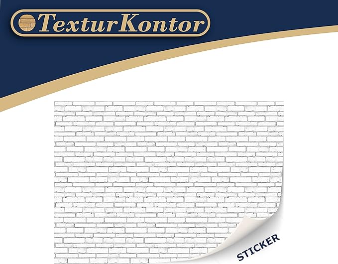 3 Sheets Self-Adhesive Brick Wall Cladding for Dollhouses 1:12 Scale (White Stones)