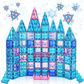 Magnetic Tiles, 83PCS Magnetic Building Blocks Princess Pretend Toys for Kids, Educational Learning Toys Building Tiles for Boys Girls Toddlers Children 3 4 5 6 7 8 Year Old for Birthday Gift