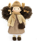 BlissfulPixie Waldorf Doll - Handmade Plush Collectors Doll for Kids Birthday Present, 12" Dotty