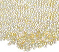 Iridescent Glass Tiny Bubble Beads, 0.4-3mm 10g No Hole Micro Mini Round Golden Yellow Water Droplets Beads - Applications: for Resin Filler, Nail Art, Dollhouse Bath Tub