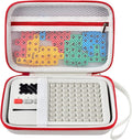 Case Compatible With GiiKER Super Blocks Game, Super Slide Brain Teaser Holder, Organizer Storage Bag for Electronic Brain Game Console & Puzzles for Kids Boys and Girls - Box Only - White