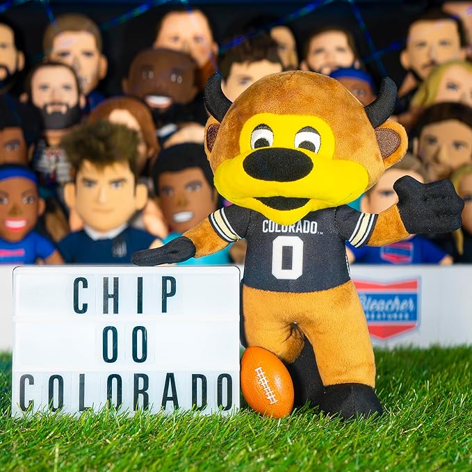 Bleacher Creatures Colorado Buffaloes Chip The Buffalo 10" Mascot Plush Figures - A Mascot for Play or Display