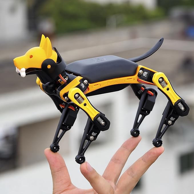 Petoi Robot Dog Bittle X V2 Alloy Servo (Construction) | Robotics Kit | Coding Smart Robot Kit, Voice Control, Programmable Quadruped Robot, Open Source, STEM & Robotics Education