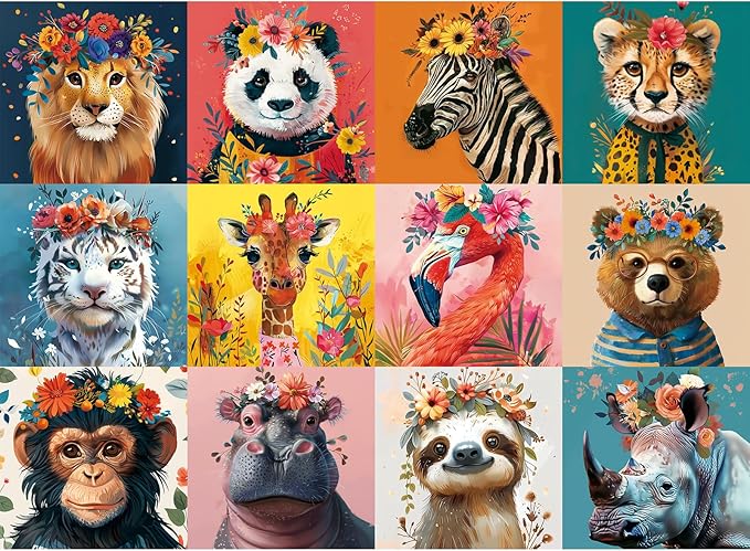 500 Piece Puzzles for Adults,Beautiful Wild Animals Jigsaw Puzzle for Adults Kids Seniors,Recycled Cardboard Dogs Puzzle 500 Piece,Family Activity Great Gift for Family Friends 20.5 * 15 inch