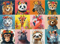 500 Piece Puzzles for Adults,Beautiful Wild Animals Jigsaw Puzzle for Adults Kids Seniors,Recycled Cardboard Dogs Puzzle 500 Piece,Family Activity Great Gift for Family Friends 20.5 * 15 inch