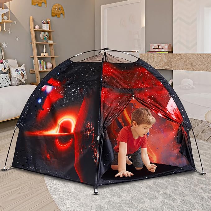 Kids Play Tent Lucky Castle Playhouse for Kid Easy Fun Dome Tent Camping Tent Indoor and Outdoor Imaginative Play Perfect Kid's Gift
