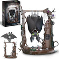 Halloween Bat Building Block Sets for Adults, Compatible with Lego, 839PCS Bat Model Toy Home and Office Decor, Collextible for Teens Boys 8+