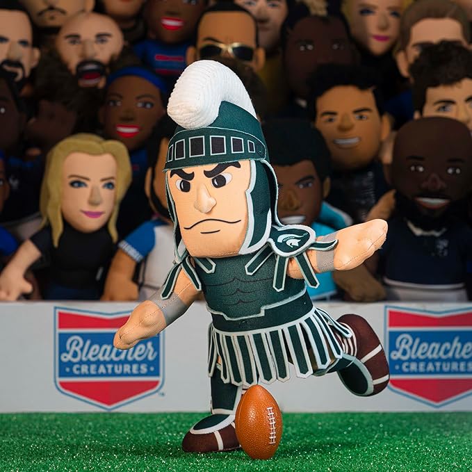 Bleacher Creatures Michigan State Spartans Sparty 10" Plush Figure- A Mascot For Play or Display