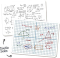 Dry Erase XY Axis Graph Whiteboard,9" x 12" Interactive Learning Coordinate Grid Double-Sided Dry Erase Board,Math Manipulatives White Board for Students,Classroom and Home,Small White Board Dry Erase