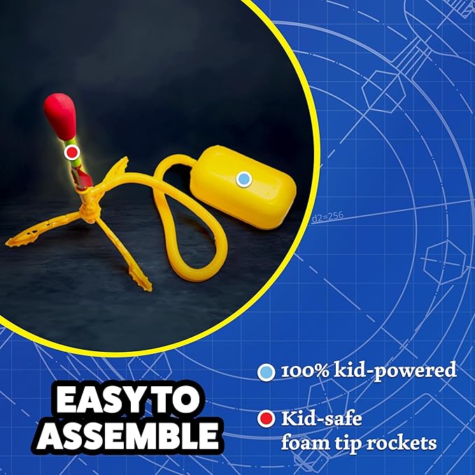 Stomp Rocket Ultra LED Rocket Refills, 2 Rockets - Replacement LED Foam-Tipped Rockets for Kids - Fun Backyard & Outdoor Kids Toys Gifts for Boys & Girls
