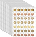 25 Sheets Coin Collection Pocket Pages for Collectors, Coin Sleeves Holder Book, 9-Holes Coin Album Collecting Binder for Coin Stamp Currency Collection Coin Stamp Currency Collection