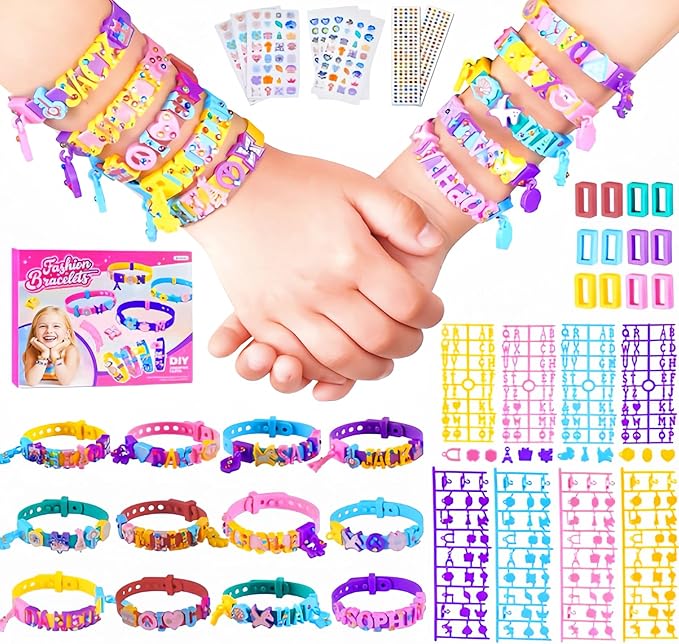 Art & Craft Kits Friendship Bracelet Making Kit 12 Sets - DIY for Girls and boys Ages 5 6 7 8-12, Creative Arts Crafts Christmas & Birthday Present Party Gifts