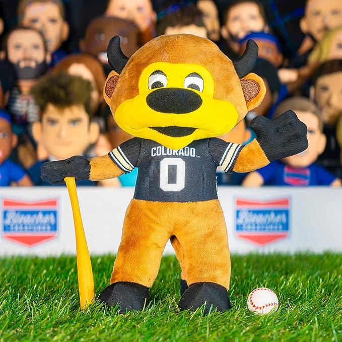 Bleacher Creatures Colorado Buffaloes Chip The Buffalo 10" Mascot Plush Figures - A Mascot for Play or Display