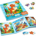 Magnetic Jigsaw Puzzles for Toddlers Kids 3-8 Boys,(3 36-Pieces) Travel Puzzles Toys for Kids Ages 4-6,Take-Along Car Airplane Road Trip Activities Game for 3 4 5 6 7 8 Year Old Birthday Gift