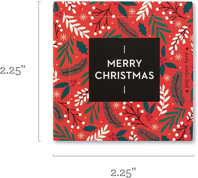 Compendium ThoughtFulls Pop-Open Cards — Merry Christmas — 30 Pop-Open Cards, Each with a Different Inspiring Message Inside