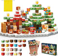 Christmas Magnetic Blocks 100 Pieces for Kids, Magnetic Tiles 3D Sensory Construction Building Santa Claus Reindeer, Magnet Cubes Stacking Toys Games for Toddlers Boys Girls Ages 3+