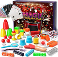 Magic Kit for Kids, 130 Magic Tricks Set for Kids with Magic Wand, Manual and Videos, Magic Set Toys Gifts for 6 7 8 9 10 11 12 Years Old Kid Boys Girls Beginner Halloween Christmas Birthday Parties