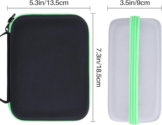 Storage Case Compatible with LeapFrog Magic Adventures Binoculars (Black+Apple Green Case)