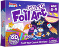 Klever Kits Outer Space Foil Art Kit for Kids - Arts & Crafts Supplies, Mess Free Coloring, Galaxy Foil Foam Stickers, Creative Travel Toys, Birthday Gifts for Boys & Girls Ages 4 and Up