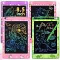 4 Pack LCD Writing Tablet for Kids, 8.5 Inch Colorful Doodle Board Drawing Pad, Party Favor Educational Learning School Prize Birthday Gifts for Boys Girls Age 3 4 5 6 7 8