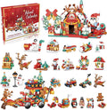 Christmas Advent Calendar 2024 for Kids 24 Days Christmas Countdown Calendar, Advent Calendar Toy for Kids 3 Years and Up with 24 Surprise Building Blocks Toys