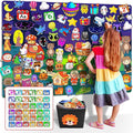 200Pcs Felt Story Board Set with Storage Bag Preschool Teaching Wall Flannel Busy Board Bonfire Party Themed Early Learning Interactive Play Toys Wall Hanging Gift for Toddlers Kids 40 X 28 Inch