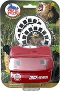WARM FUZZY Toys 3D Viewer (Big Cats) T-214BC - Perfect for at Home or in The Classroom. Images of Lions, Tigers, Cheetahs, Leopards and More on 3 Photo Discs!