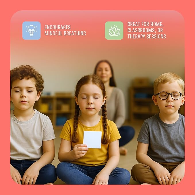 Breathing Exercise Cards for Kids -Anxiety Relief Calm Down Corner Kit- Calm Down Corner Supplies